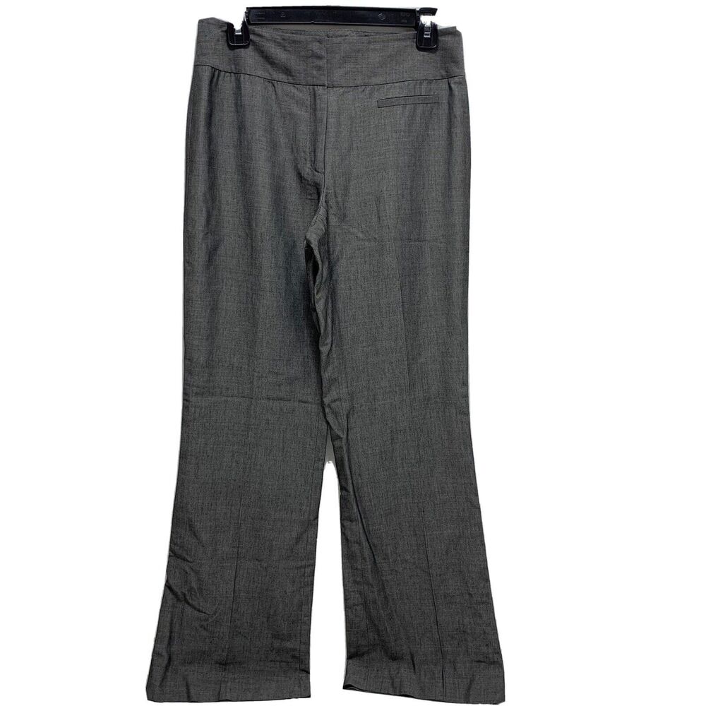 Etcetera gray Wool Mohair blend Lined Wide Bottom High Rise Dress Pants Sz 4 Exc